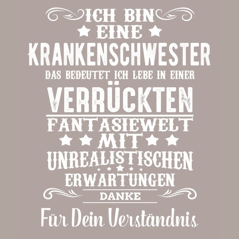 ich bin eine Krankenschwester