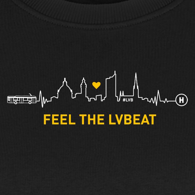 Feel the LVBeat - Skyline weiß