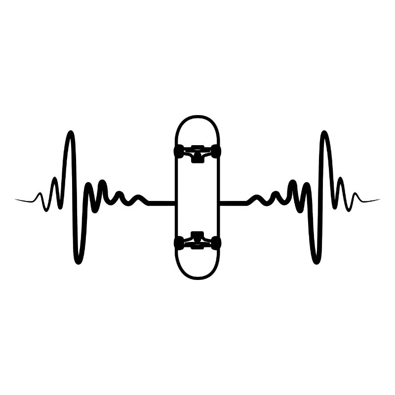 Skateboard Pulsschlag