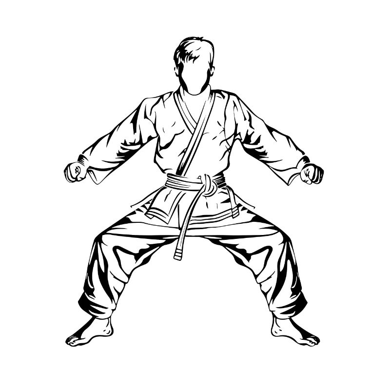Karate Junge