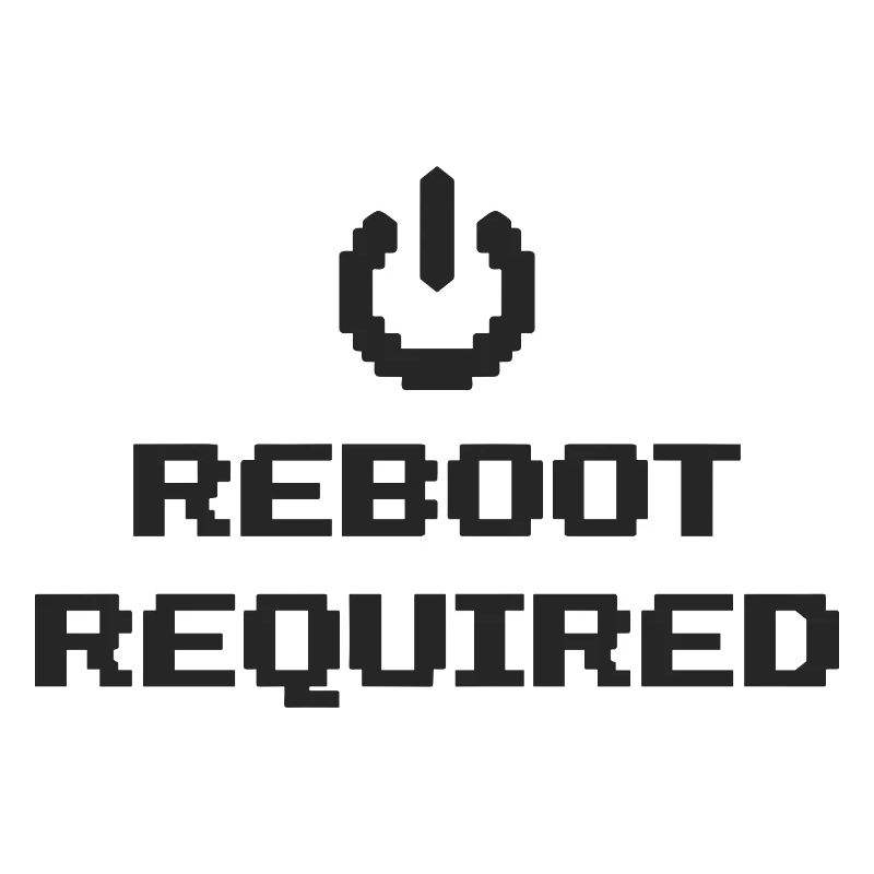 REDÉMARRAGE REQUIS Redémarrage requis