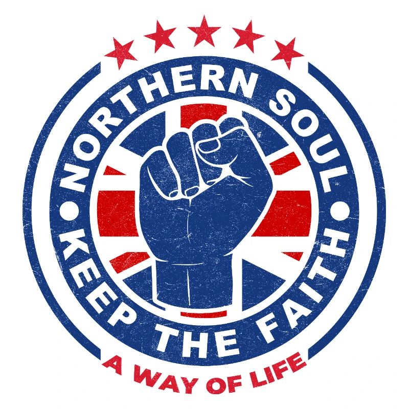 Nördliches Seelenfaust-Emblem Bewahre den Glauben