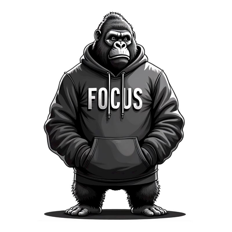 Concentration Gorille Effort Motivation
