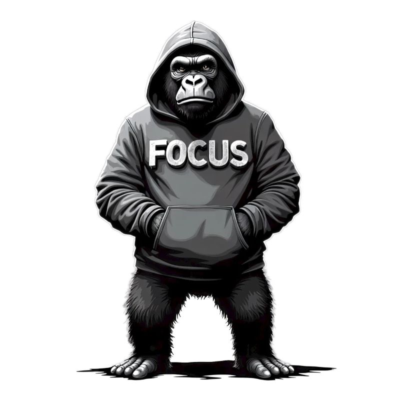 Concentration Gorille Effort Motivation