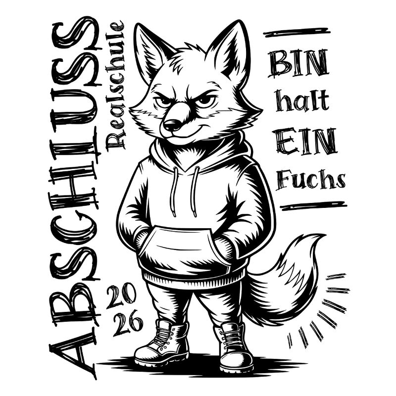Realschule Abschluss 2026 - Bin halt ein Fuchs