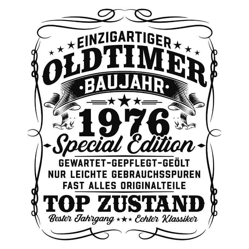 50. Geburtstag 1976 Oldtimer Geschenk Retro