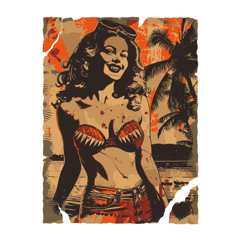 Pin-Up Strand Retro