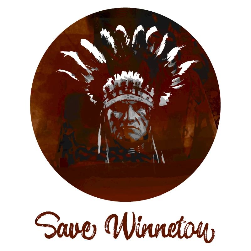 sauvez winnetou,winnetou,indiens,graffiti,cercle