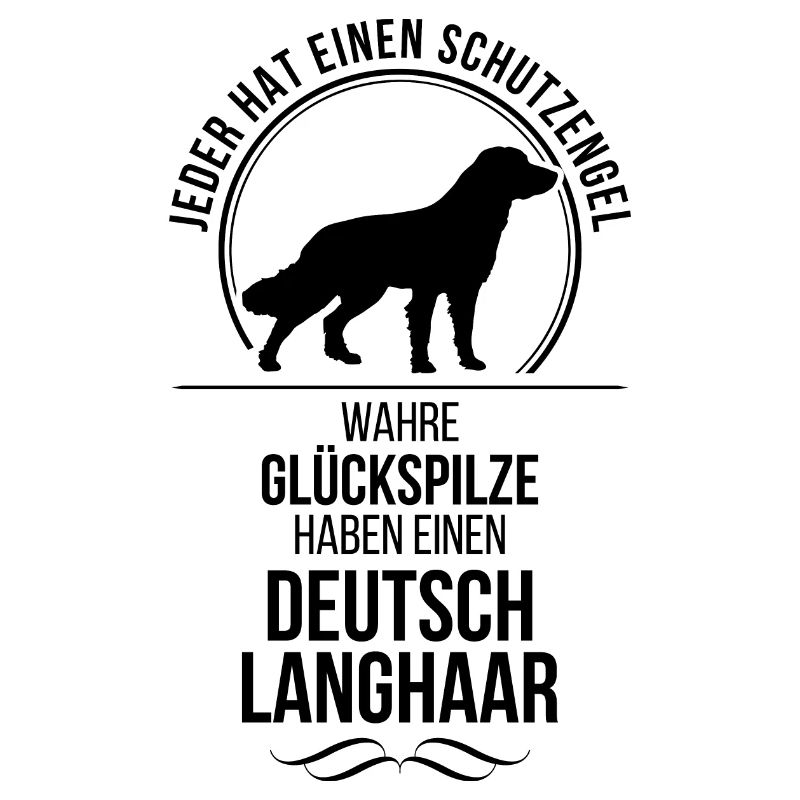 DEUTSCH LANGHAAR Schutzengel Hunde Spruch Wilsigns