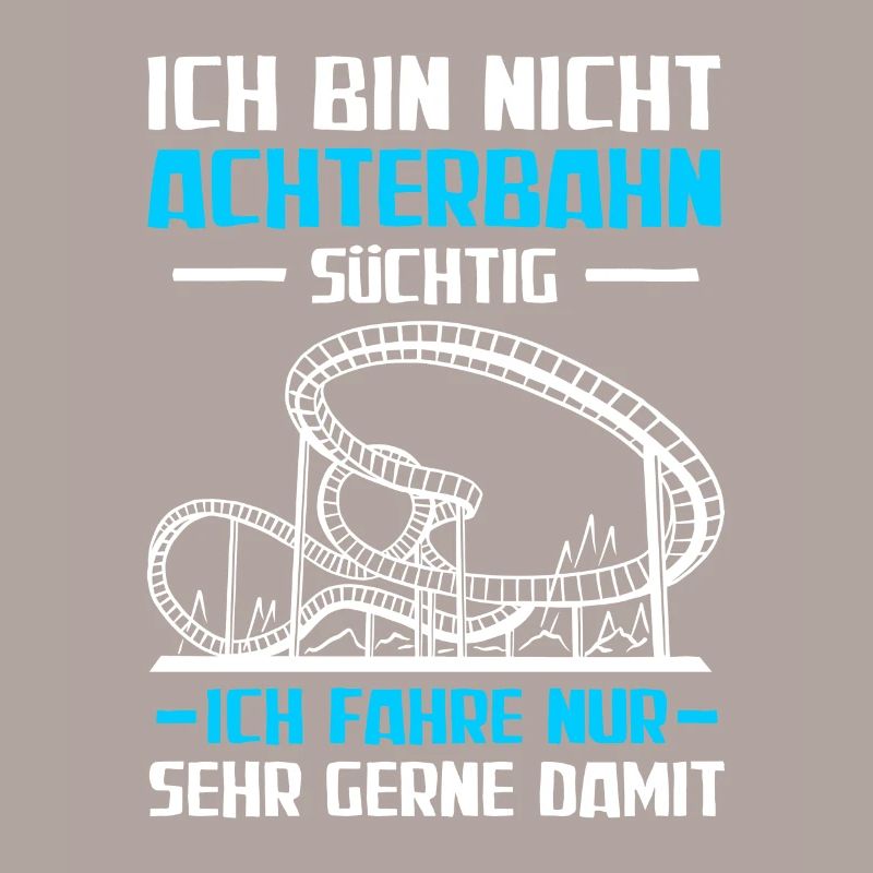 Freizeitpark Rollercoaster Achterbahn süchtig