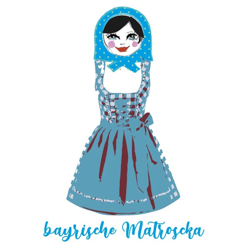 bavarian matroschka, dirndl,
