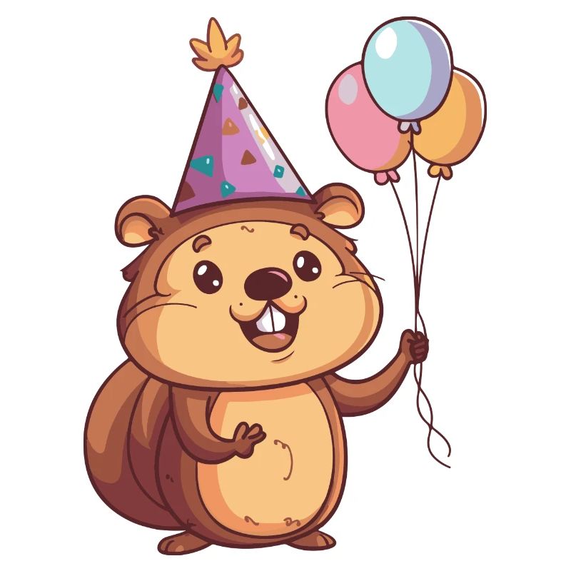 Biber Geburtstag Comic