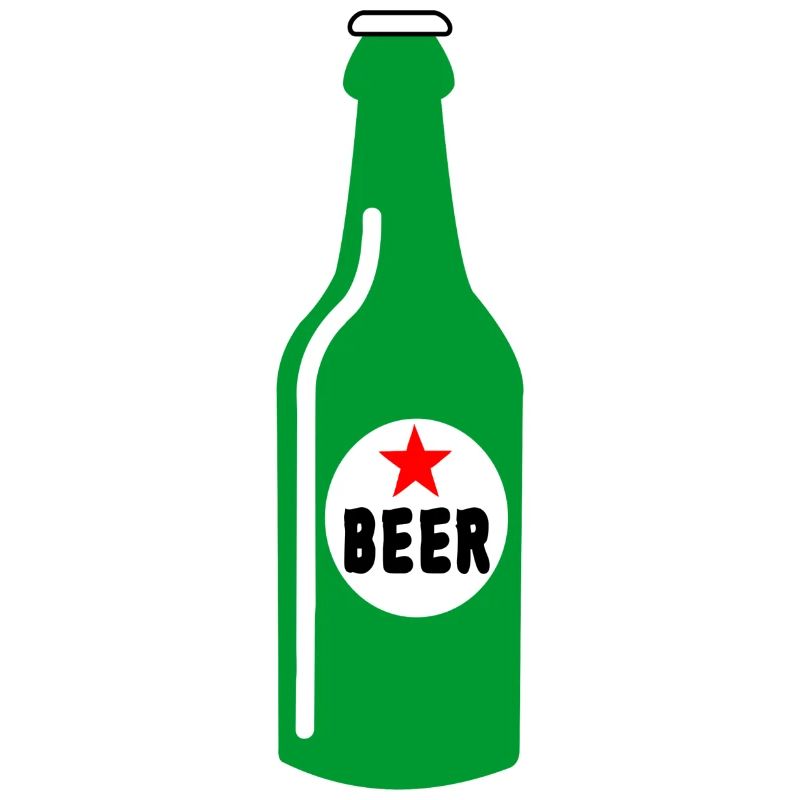 Grüne Flasche Bier