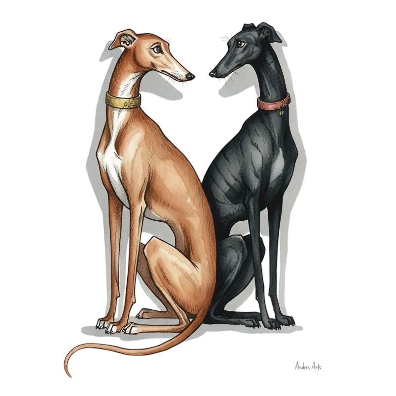 Zwei Galgos