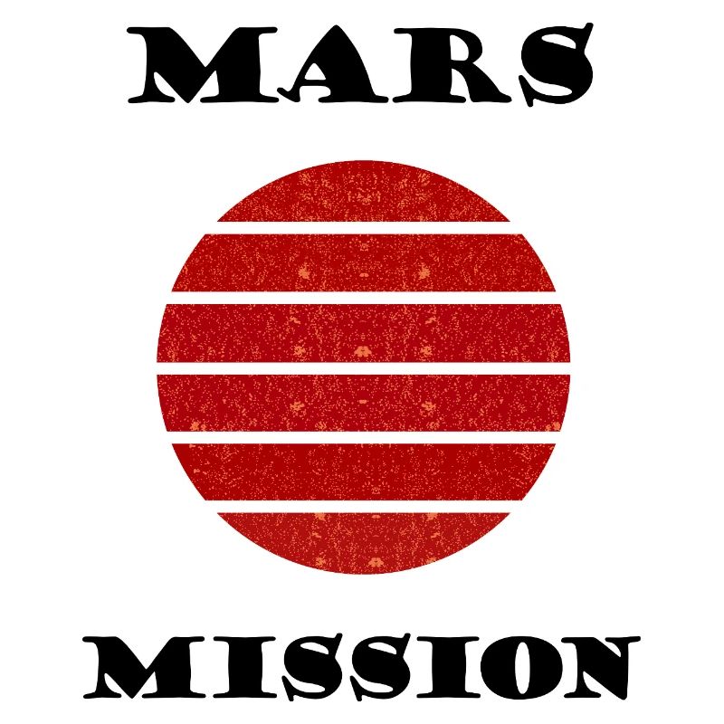 Red Striped Solar Circle Mars