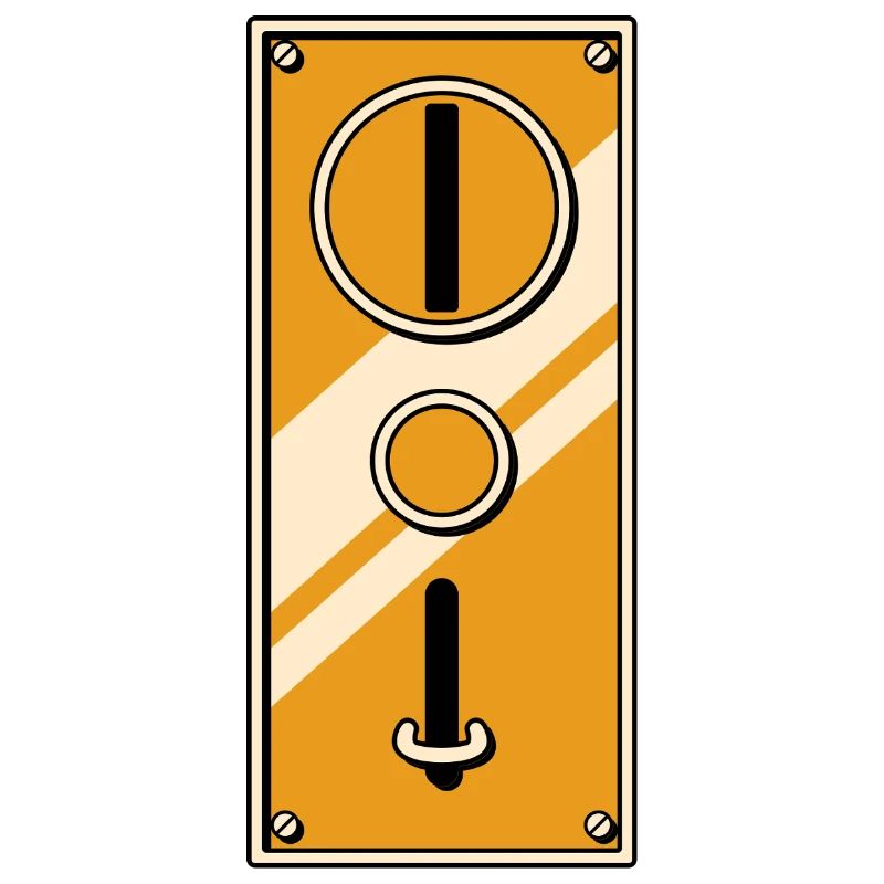 Arcade Münzeinwurf Panel