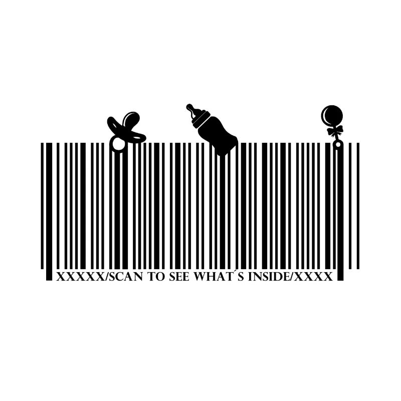 Baby Strichcode SCAN TO SEE WHAT´S INSIDE