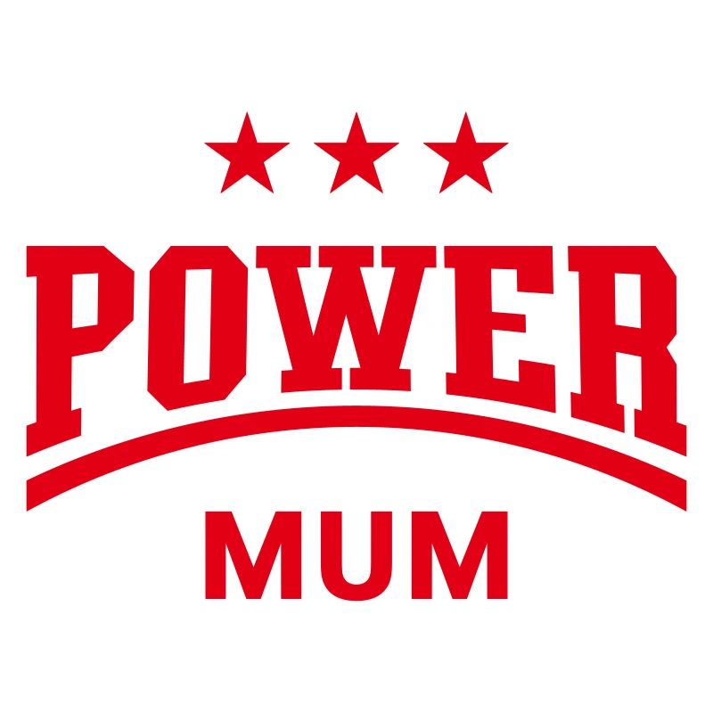 Power Mum (Mama, Mami, Mutter, Muttertag / Red)