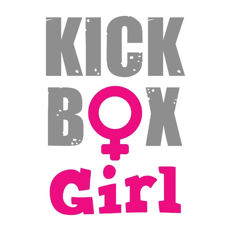 Kickbox-Mädchen