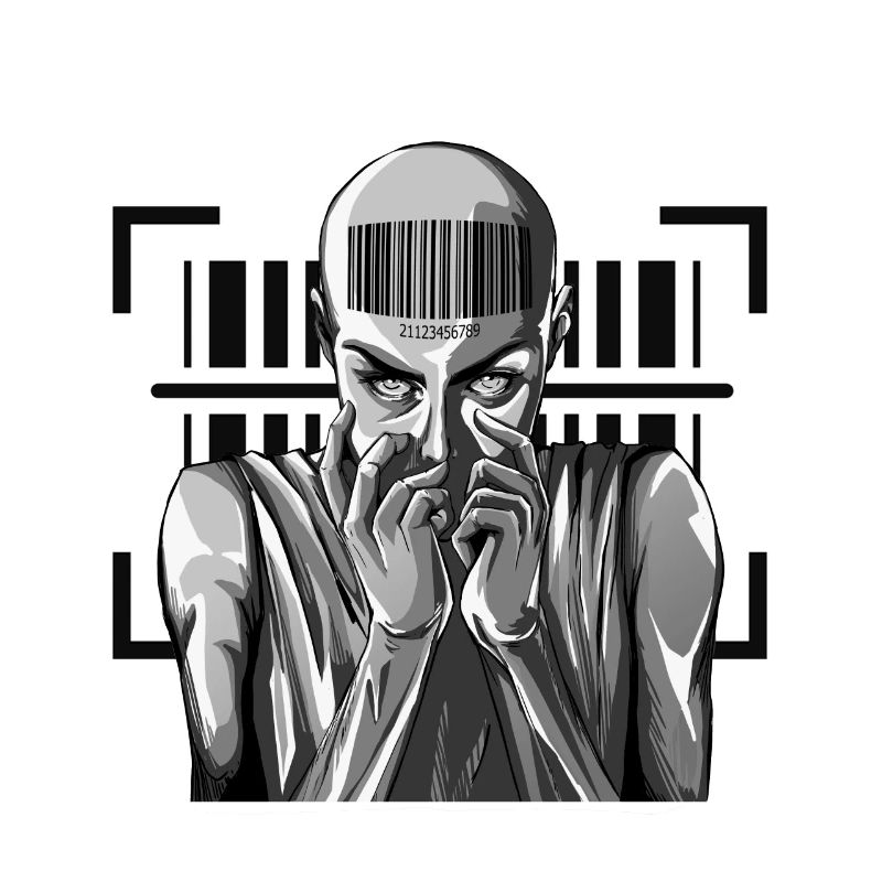 Barcode Punk Outfit - Im System registriert