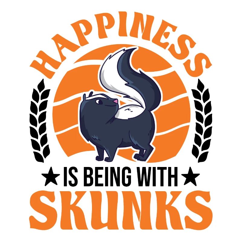 Happiness is being with Skunks Stinktier