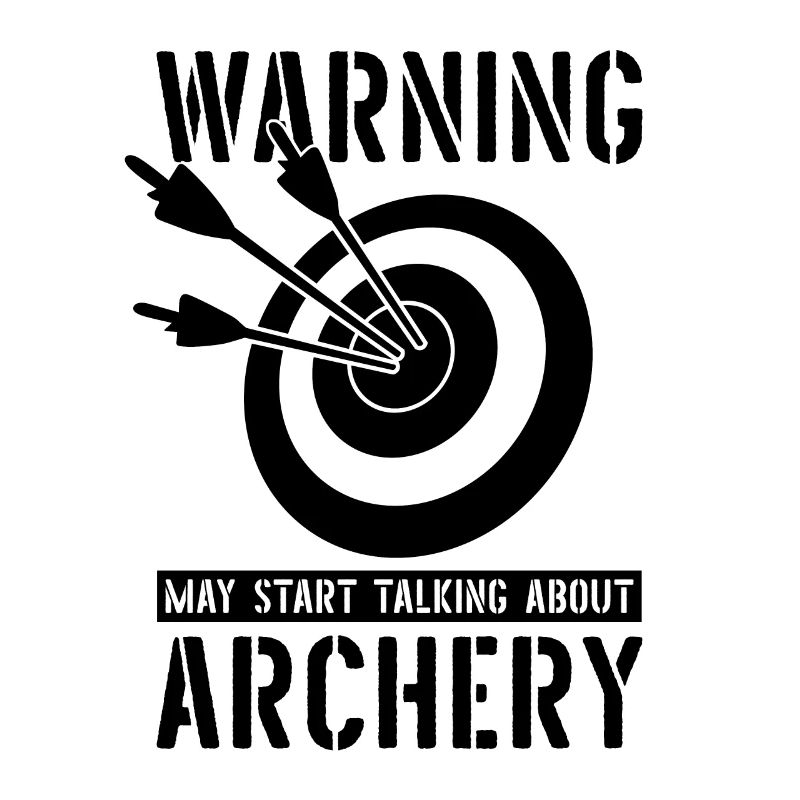Warning May Start Archery Crossbow Shooting Archer