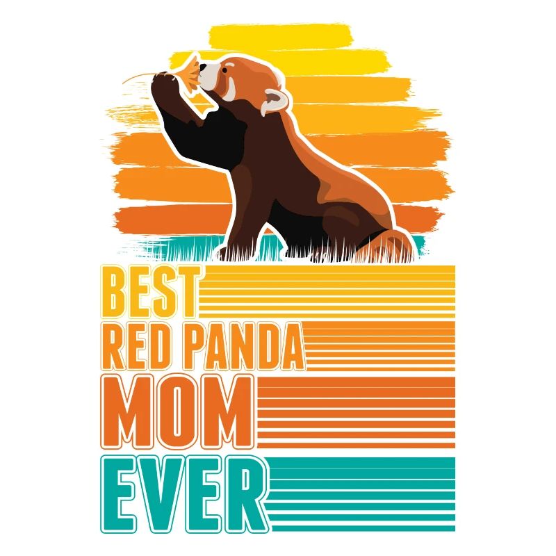 Roter Panda Mama Red Panda Mom