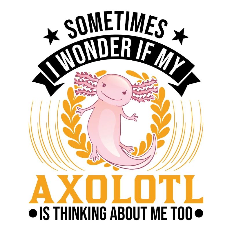 Axolotl Queue Cadeau Amphibien Axolotl