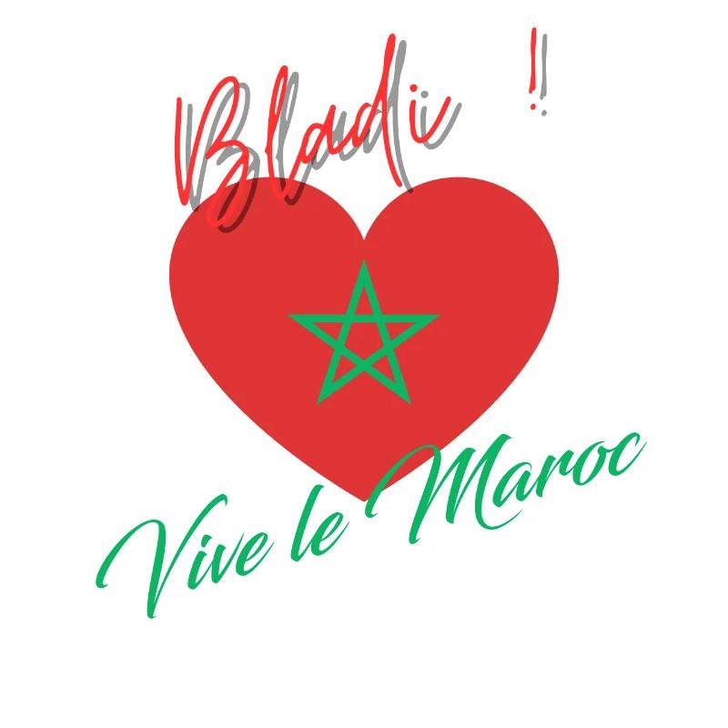 Vive le Maroc, Bladi, Drapeau Marocain
