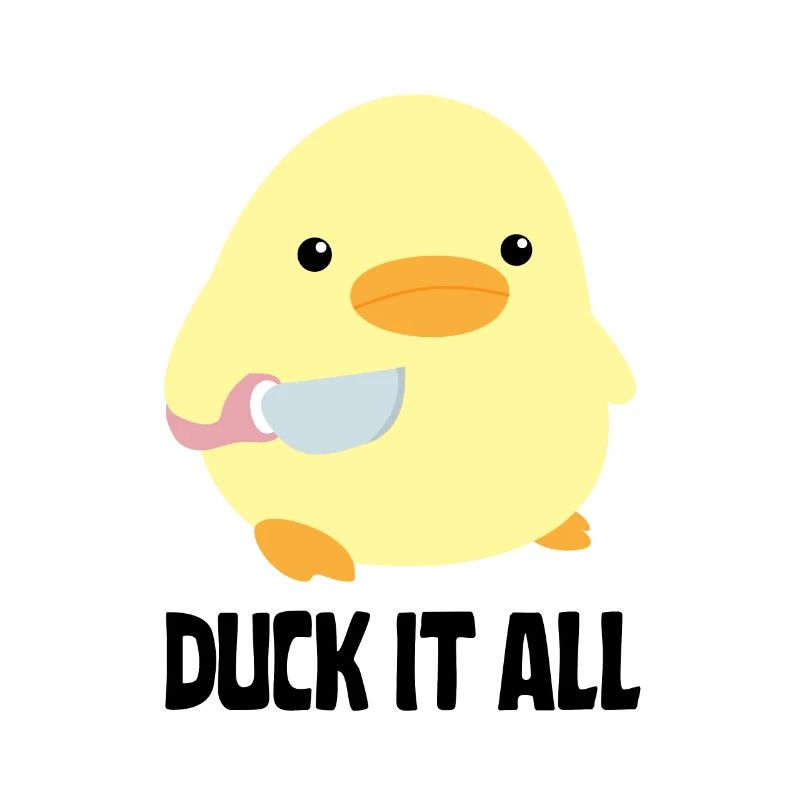 Duck It All - Duck with knife Ente mit Messer