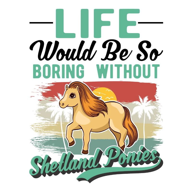 Shetland Pony Geschenk Shetty