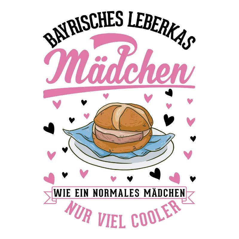 Leberkas Mädchen Leberkäse Fleischkäse