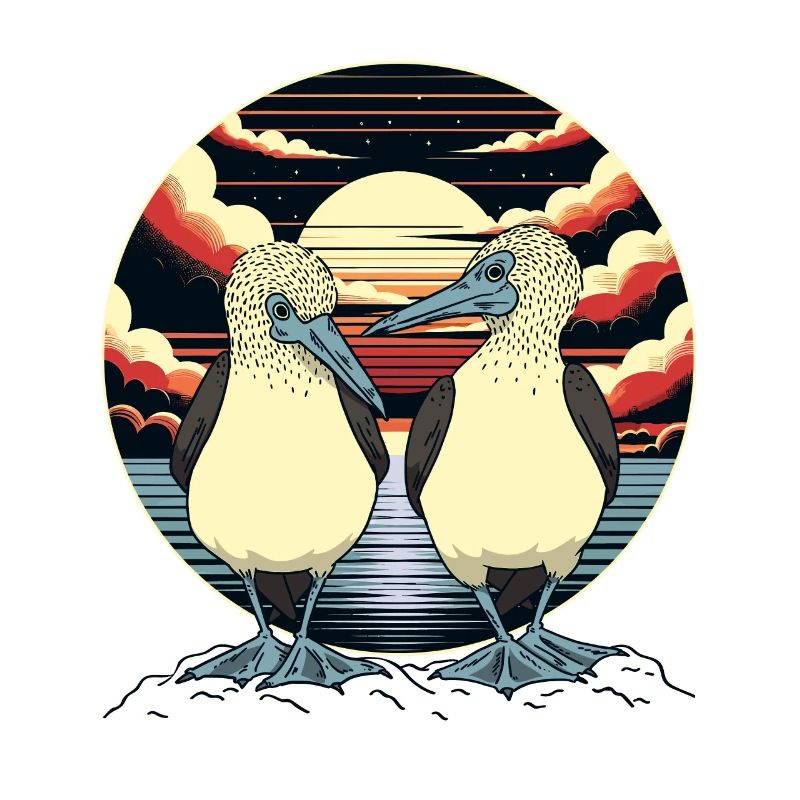 Blaufußtölpel Pärchen