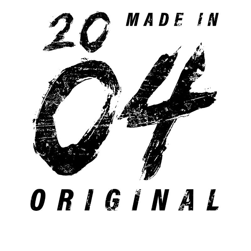 Made In 2004 Original Geburtstag Grunge Distressed