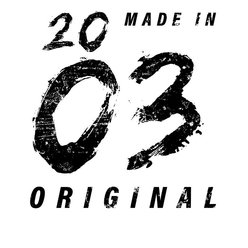 Made In 2003 Original Geburtstag Grunge Distressed