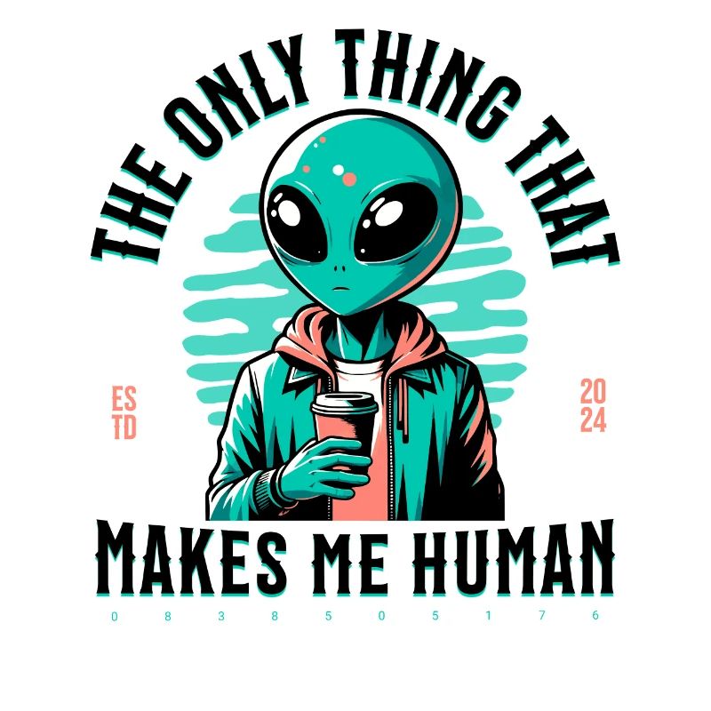 The only thing that makes me human - coffee