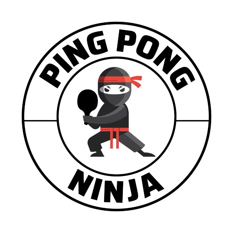 Ping Pong Master Tennis de Table Ninja Warrior Drôle