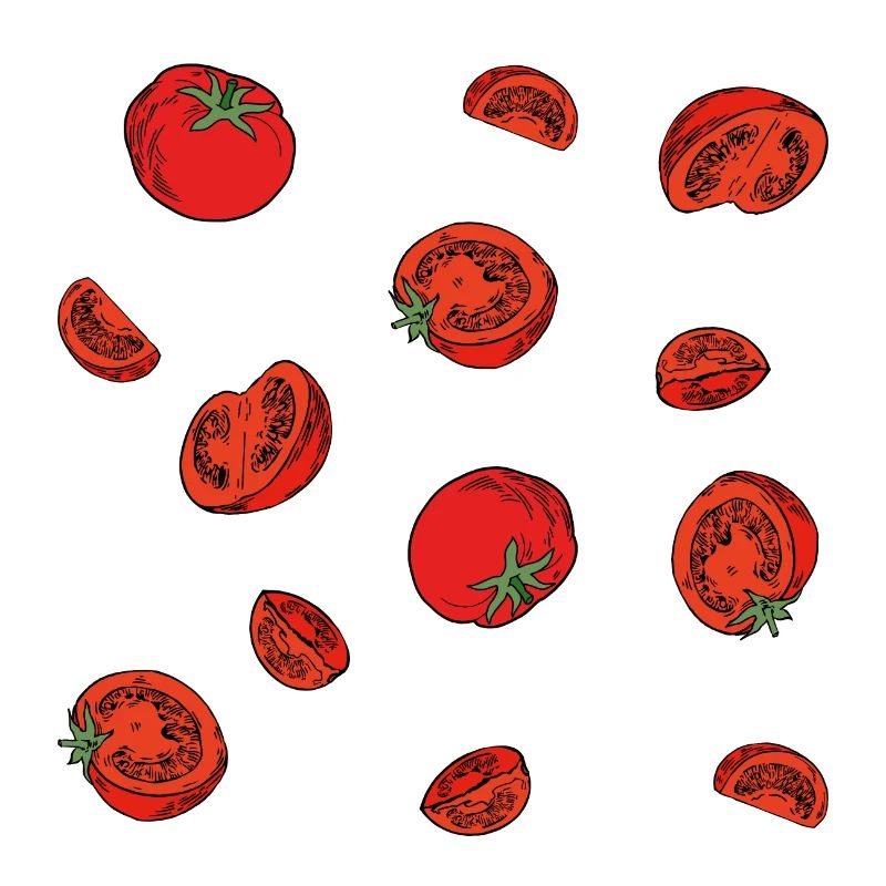 For tomato lovers: delicious tomato pattern