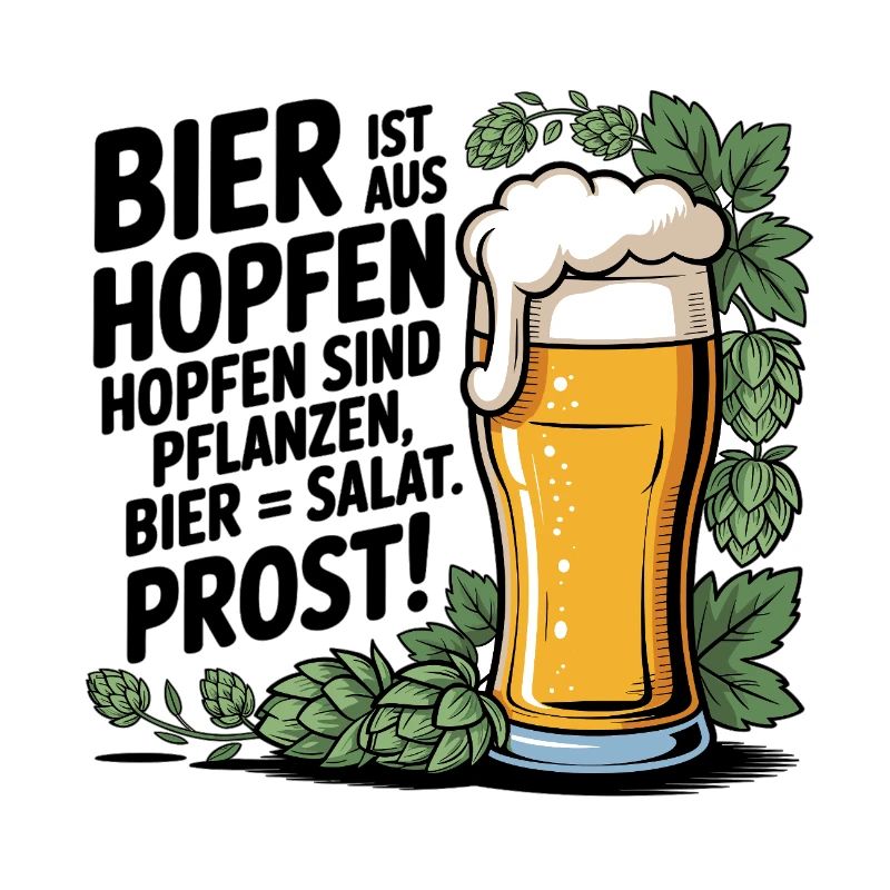 Bier = Salat