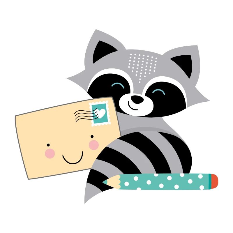 Waschbär-Post
