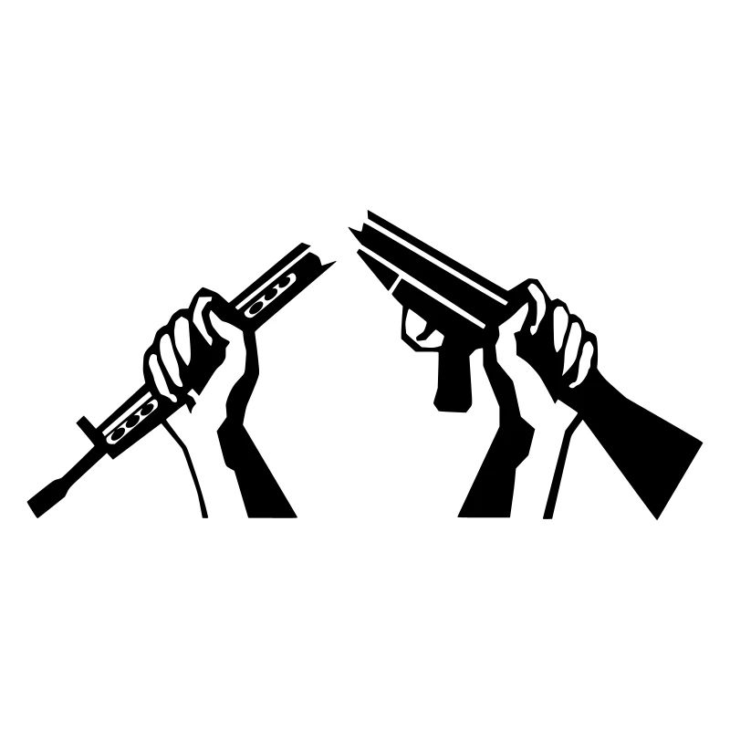 Zerbrochenes Gewehr