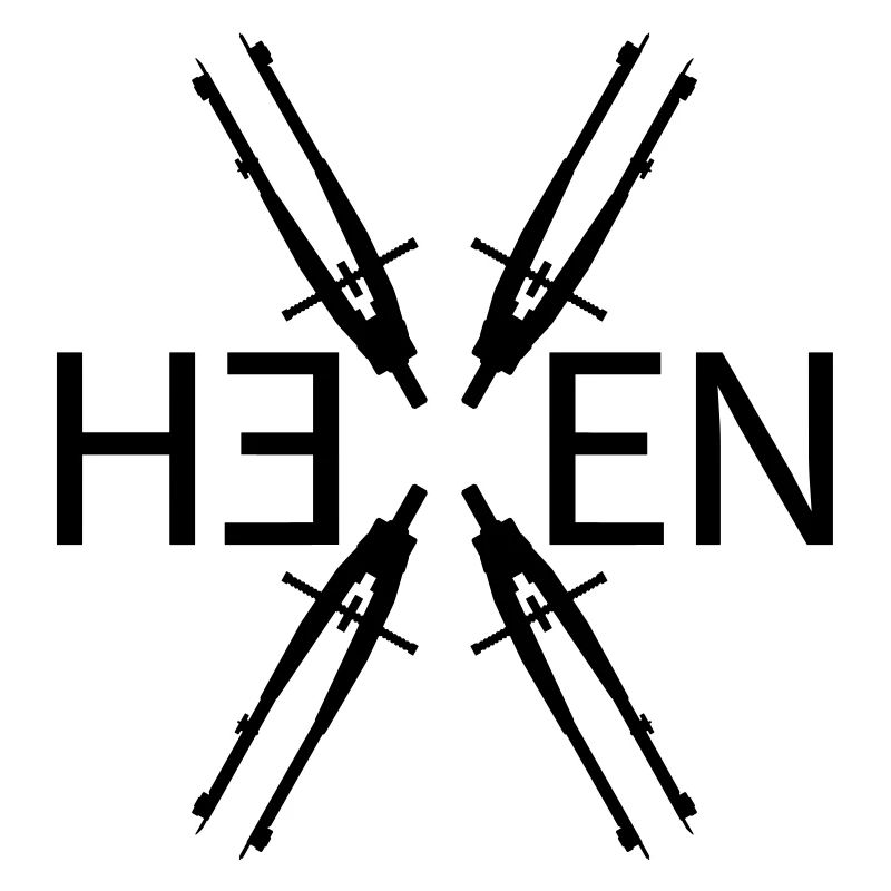Hexen Zirkel mit Vector Farbe frei wählbar