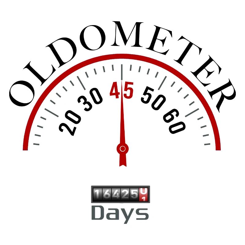 OLDOMETER 45th birthday