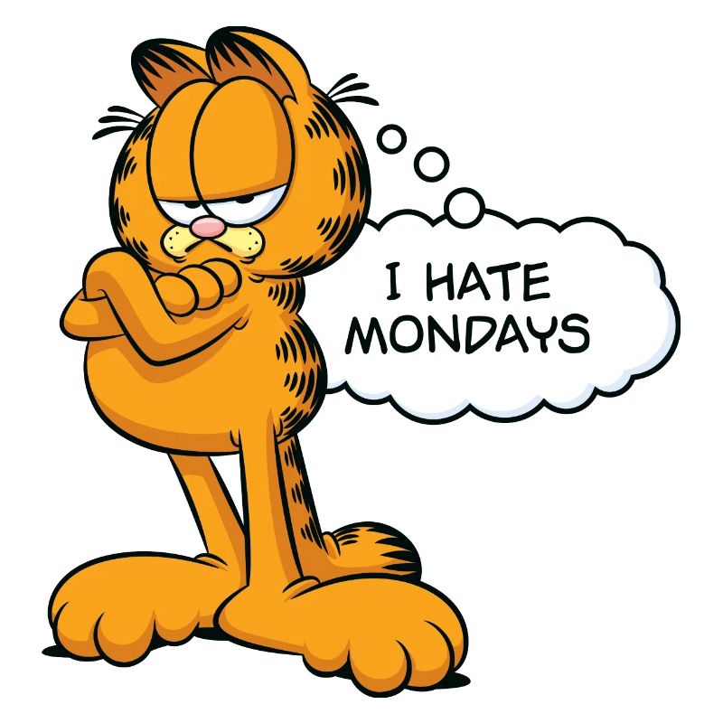 Garfield I Hate Mondays