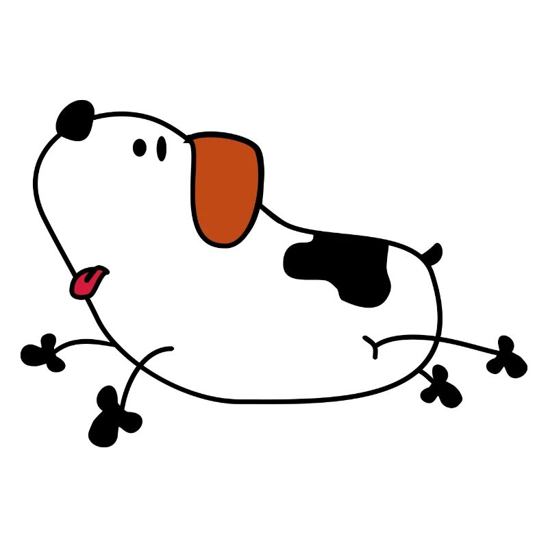 Süßer Comic Hund