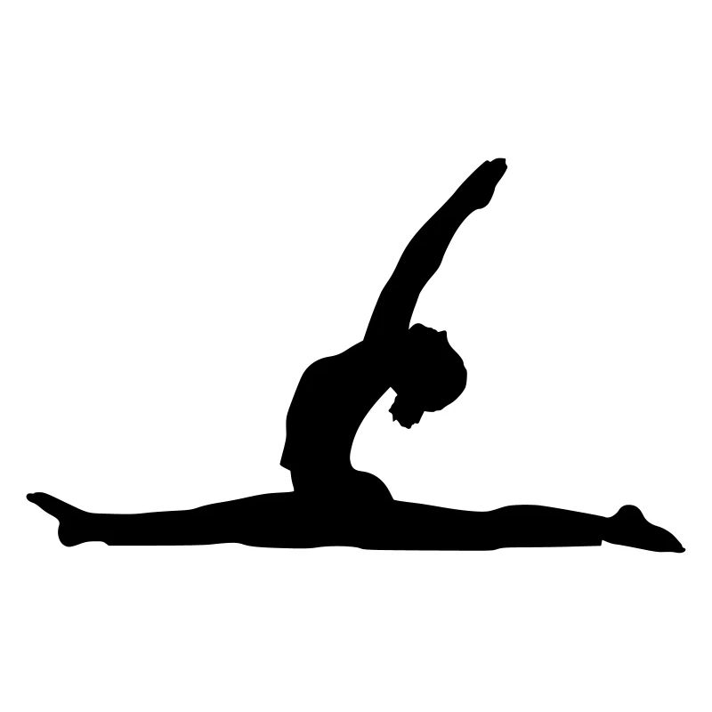 Front Splits Silhouette