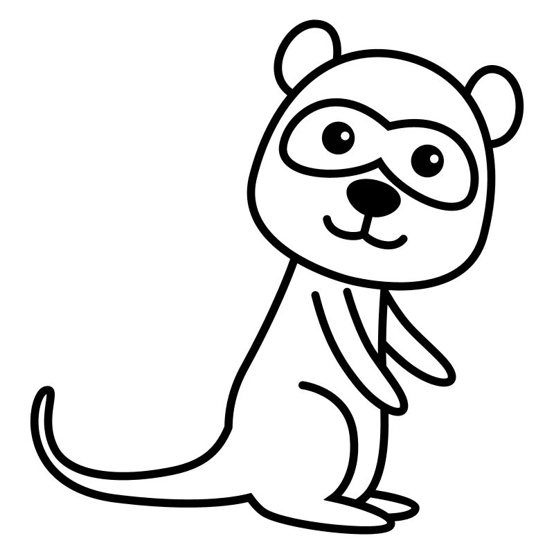 Erdmännchen Comic Tier