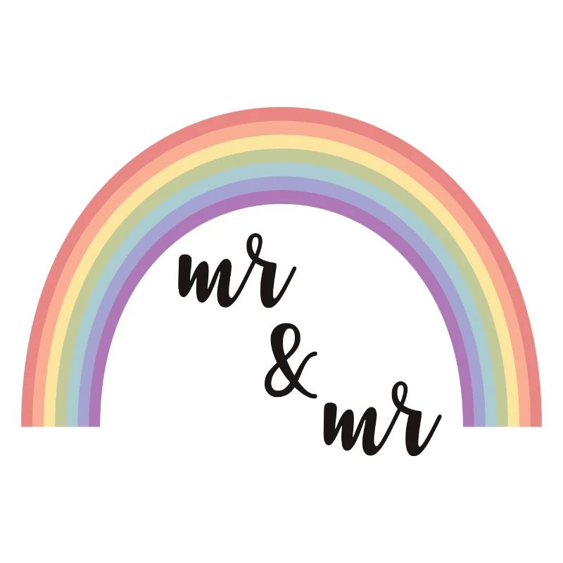 Mr and Mr Regenbogen Geschenk