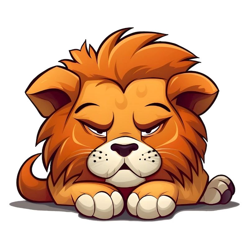 Grumpy Lion - Sprich mich nicht an