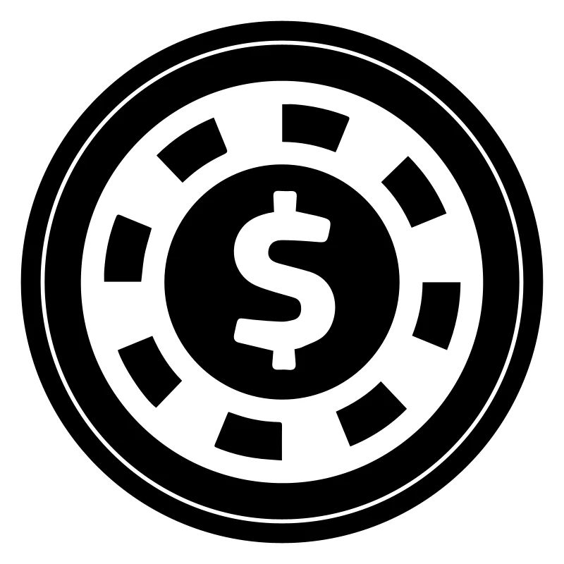 Poker Chip Circle